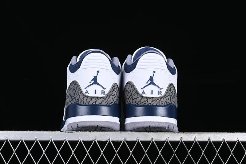 All categories Air Jordan Jordan series basketball shoes Air Jordan 3 foreign trade version Air Jordan 3 Retro "Midnight Navy" AJ3 Joe 3 midnight blue cement color CT8532-140